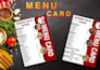 design modern restaurant menu or food menu